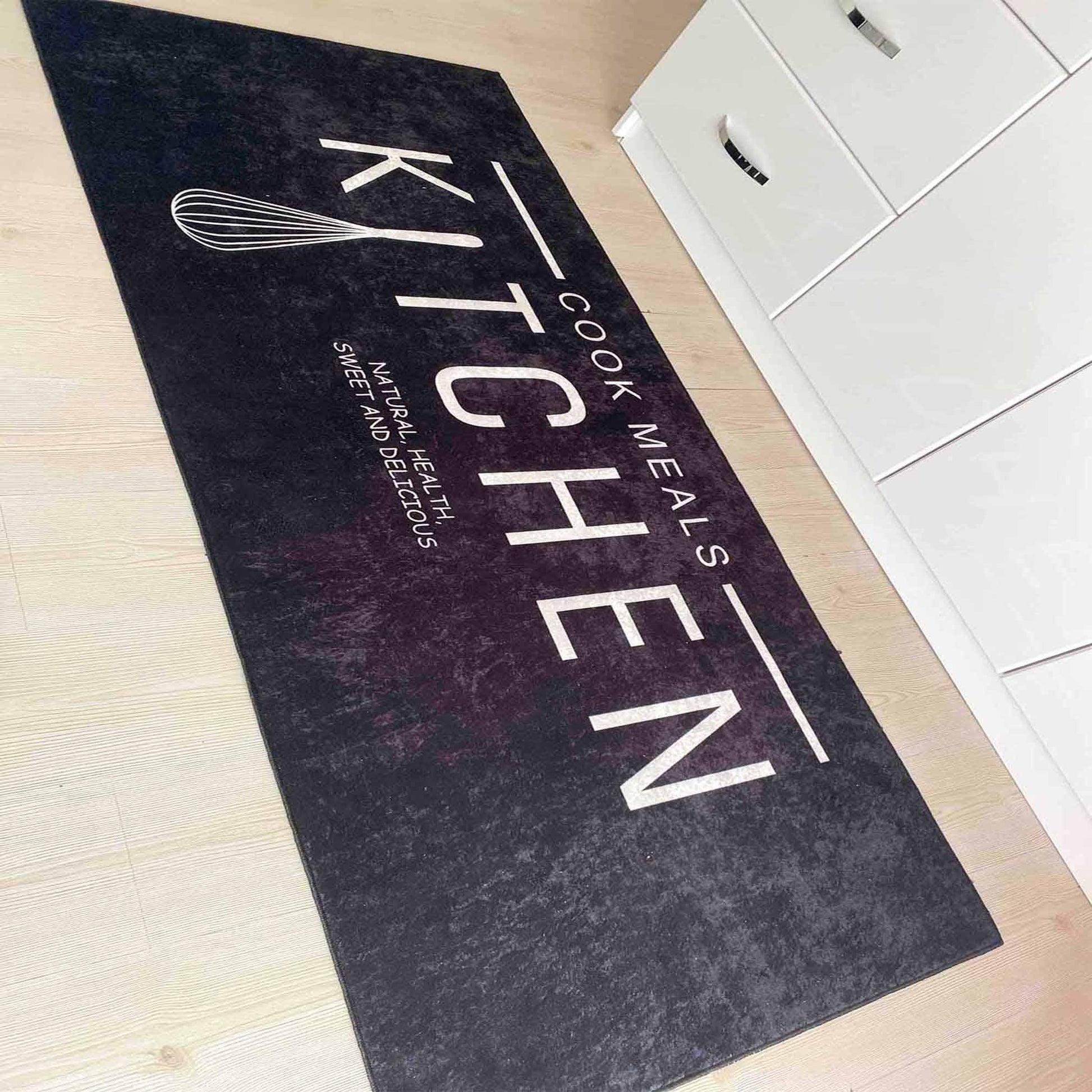 Washable Non-Slip Kitchen Runner Rug Floor Mat, Non-Slip Kitchen Mat, Home Decor Kitchen Rug, Modern Design Kitchen Mat