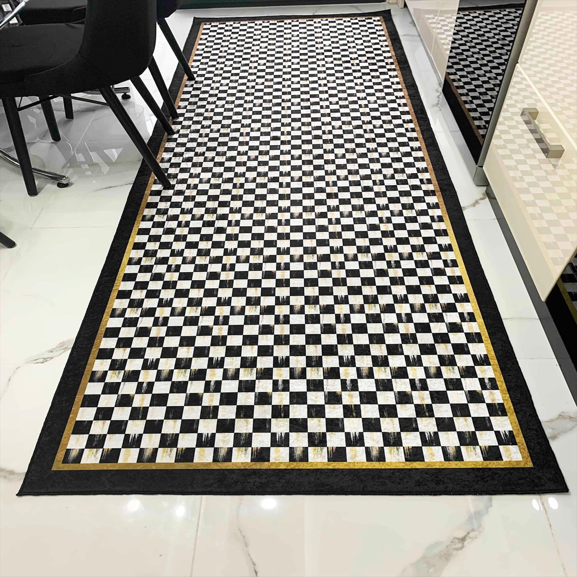 Washable Non-Slip Kitchen Runner Rug Floor Mat, Non-Slip Kitchen Mat, Home Decor Kitchen Rug, Modern Design Kitchen Mat
