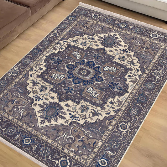 Authentic Ethnic Retro Persian Non-Slip Turkish Kilim Area Rug, Washable Living Room Rugs with pillow case gift, Housewarming Gift