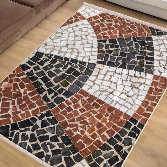 Authentic Ethnic Retro Persian Anatolian Turkish Kilim Area Rug, Washable Non Slip Living Room Rugs with pillow case gift, Housewarming Gift