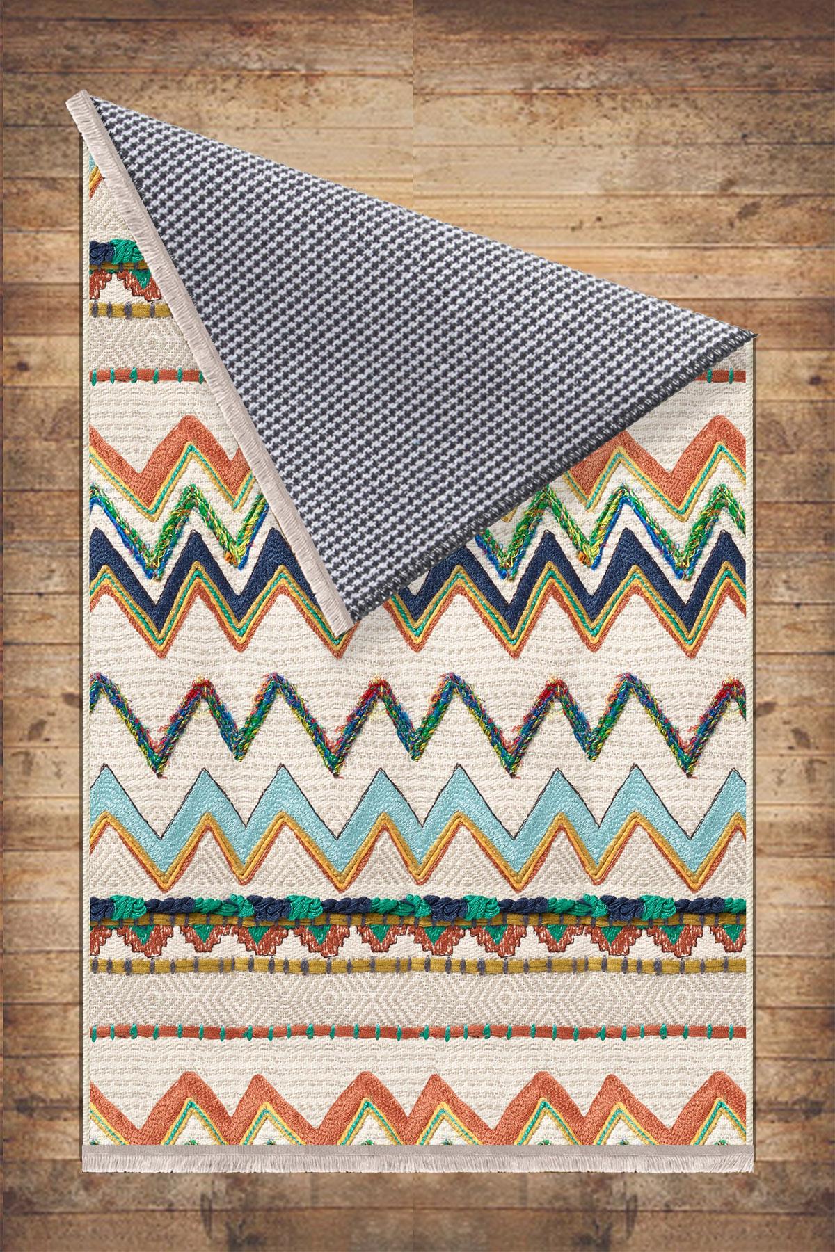Authentic Ethnic Retro Persian Anatolian Turkish Kilim Area Rug, Washable Non Slip Living Room Rugs with pillow case gift, Housewarming Gift