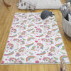 Round Unicorn Rainbow Nursery Girl Room Rug|Bestselling Kids Room Rugs|Handmade Kid&#39;s Carpets|Handmade Kids Room Rug|Cute Boho Baby Rugs