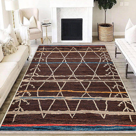Authentic Ethnic Retro Persian Non-Slip Turkish Kilim Area Rug, Washable Living Room Rugs with pillow case gift, Housewarming Gift