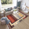 Authentic Ethnic Retro Persian Non-Slip Turkish Kilim Area Rug, Washable Living Room Rugs with pillow case gift, Housewarming Gift