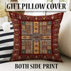 Authentic Ethnic Retro Persian Non-Slip Turkish Kilim Area Rug, Washable Living Room Rugs with pillow case gift, Housewarming Gift