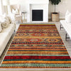 Authentic Ethnic Retro Persian Non-Slip Turkish Kilim Area Rug, Washable Living Room Rugs with pillow case gift, Housewarming Gift
