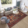 Authentic Ethnic Retro Persian Non-Slip Turkish Kilim Area Rug, Washable Living Room Rugs with pillow case gift, Housewarming Gift