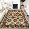 Authentic Ethnic Retro Persian Non-Slip Turkish Kilim Area Rug, Washable Living Room Rugs with pillow case gift, Housewarming Gift