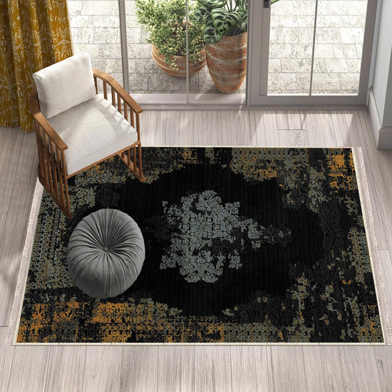Authentic Ethnic Retro Persian Non-Slip Turkish Kilim Area Rug, Washable Living Room Rugs with pillow case gift, Housewarming Gift