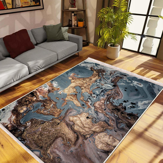 Authentic Ethnic Retro Persian Non-Slip Turkish Kilim Area Rug, Washable Living Room Rugs with pillow case gift, Housewarming Gift