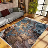 Authentic Ethnic Retro Persian Non-Slip Turkish Kilim Area Rug, Washable Living Room Rugs with pillow case gift, Housewarming Gift