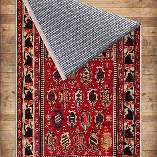 Authentic Ethnic Retro Persian Non-Slip Turkish Kilim Area Rug, Washable Living Room Rugs with pillow case gift, Housewarming Gift