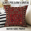 Authentic Ethnic Retro Persian Non-Slip Turkish Kilim Area Rug, Washable Living Room Rugs with pillow case gift, Housewarming Gift