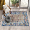 Authentic Ethnic Retro Persian Non-Slip Turkish Kilim Area Rug, Washable Living Room Rugs with pillow case gift, Housewarming Gift