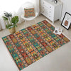 Aztec Ethnic Retro Persian Anatolian Turkish Kilim Area Rug, Washable Non Slip Living Room Rugs with pillow case gift, Housewarming Gift