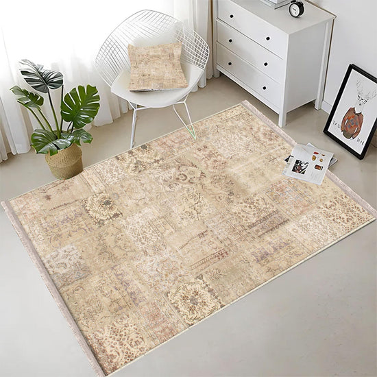 Authentic Ethnic Retro Persian Anatolian Turkish Kilim Area Rug, Washable Non Slip Living Room Rugs with pillow case gift, Housewarming Gift