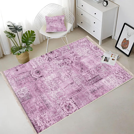 Authentic Ethnic Retro Persian Anatolian Turkish Kilim Area Rug, Washable Non Slip Living Room Rugs with pillow case gift, Housewarming Gift