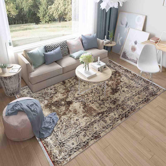 Authentic Ethnic Retro Persian Anatolian Turkish Kilim Area Rug, Washable Non Slip Living Room Rugs with pillow case gift, Housewarming Gift