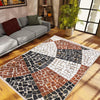 Authentic Ethnic Retro Persian Anatolian Turkish Kilim Area Rug, Washable Non Slip Living Room Rugs with pillow case gift, Housewarming Gift