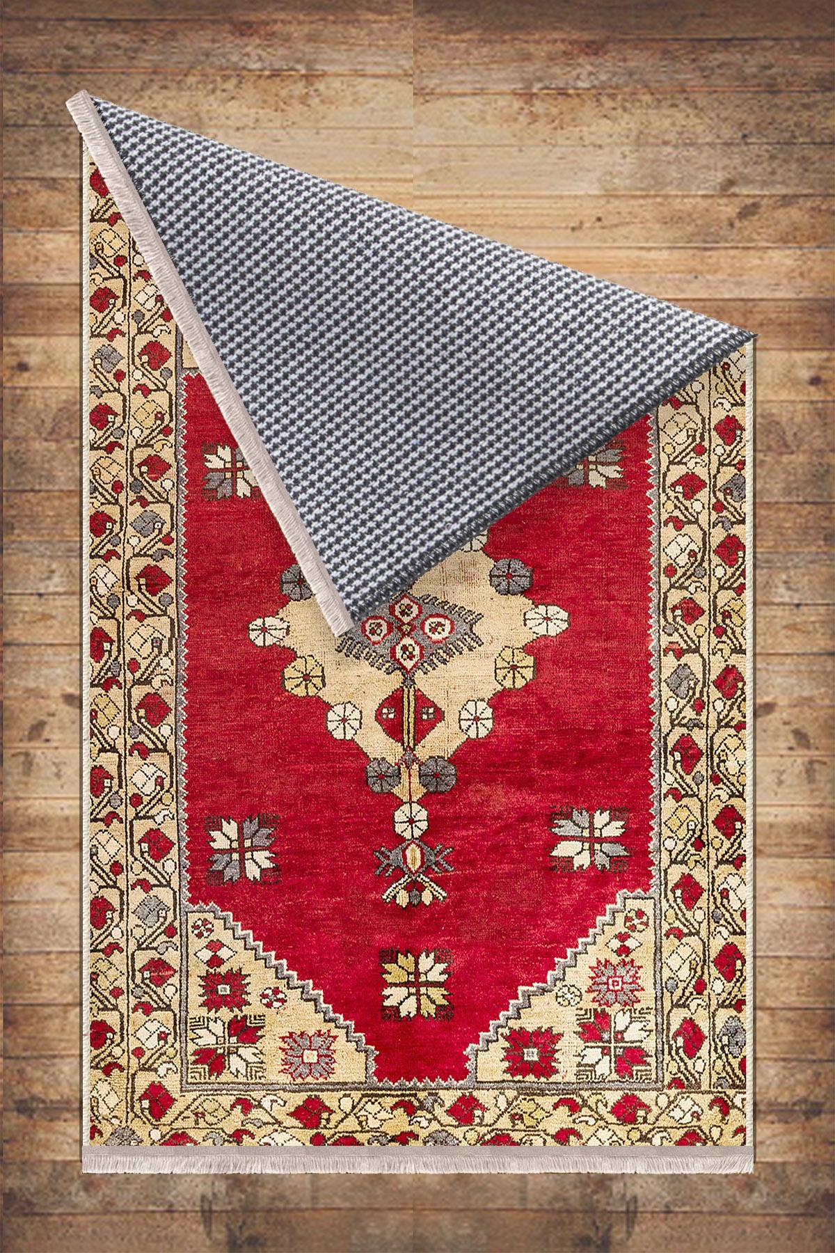 Authentic Ethnic Retro Persian Anatolian Turkish Kilim Area Rug, Washable Non Slip Living Room Rugs with pillow case gift, Brown Retro Rug