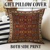 Brown Southwest Classic Area Rug|Ethnic Print Turkish Rug|Vintage Carpet|Washable Living Room Rug|Ottoman Court Carpet|Traditional Decor