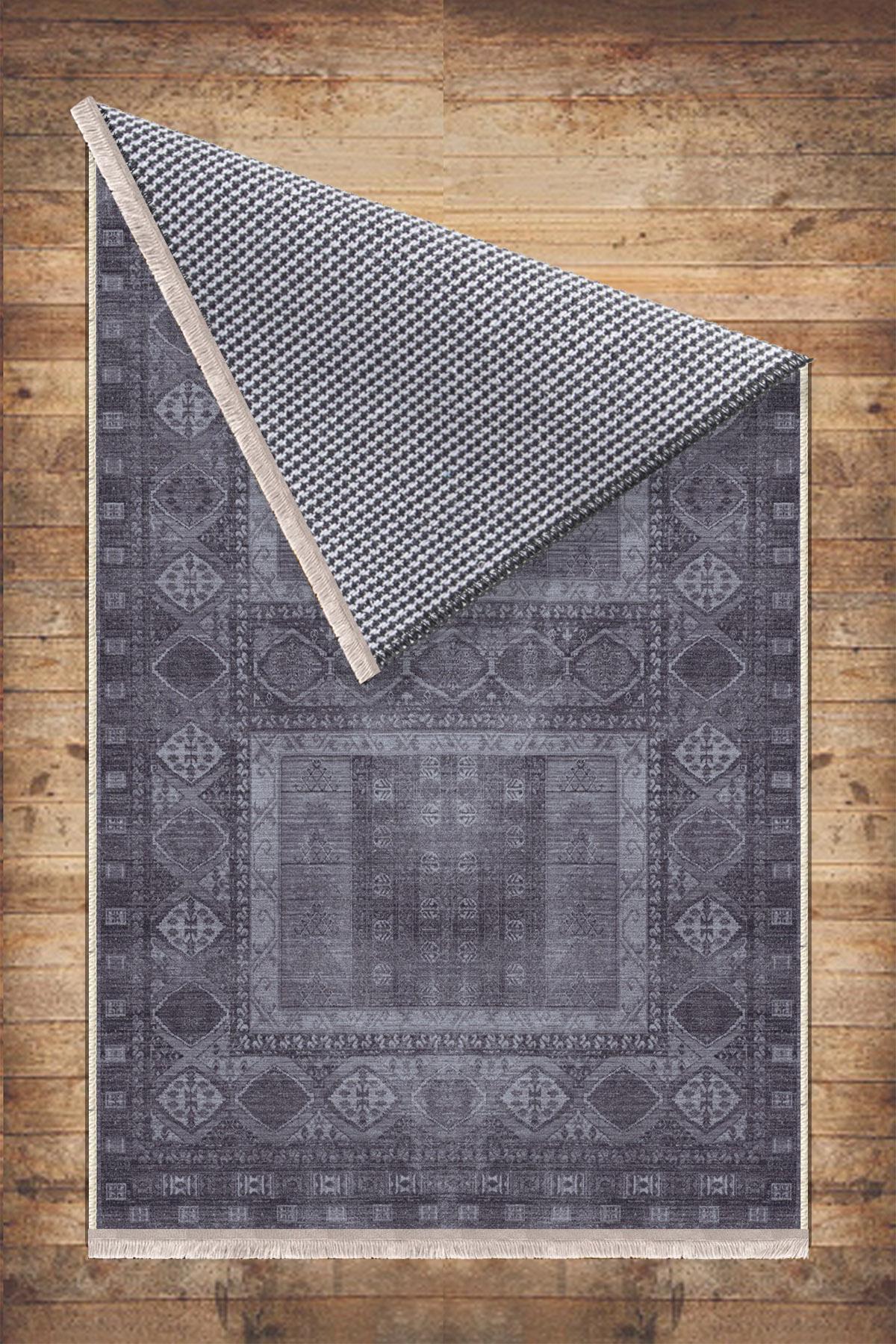 Authentic Ethnic Retro Persian Anatolian Turkish Kilim Area Rug, Washable Non Slip Living Room Rugs with pillow case gift, Brown Retro Rug