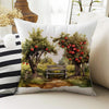 Red Apple Tree Farm Theme Both Side Printed Pillow Cases, Cozy Cottagecore Accent Pillow, Apple Spun Pillow Cushion, Housewarming Gift