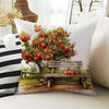 Red Apple Tree Farm Theme Both Side Printed Pillow Cases, Cozy Cottagecore Accent Pillow, Apple Spun Pillow Cushion, Housewarming Gift