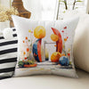 Modern Geometric Theme Both Side Printed Pillow Cases, Cozy Cottagecore Accent Pillow, Abstract Spun Pillow Cushion, Housewarming Gift