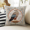 Antiqued Vintage Birds Theme Both Side Printed Pillow Cases, Cozy Cottagecore Accent Pillow, Bird Spun Pillow Cushion, Housewarming Gift