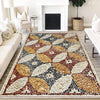 Authentic Ethnic Retro Persian Anatolian Turkish Kilim Area Rug, Washable Non Slip Living Room Rugs with pillow case gift, Mosaic Stones Rug