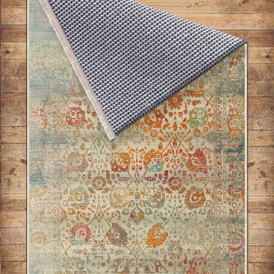 Authentic Ethnic Retro Persian Anatolian Turkish Kilim Area Rug, Washable Non Slip Living Room Rugs with pillow case gift, Housewarming Gift