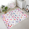 Colorful Nordic Modern Design Area Rug Runner, Geometric Accent Carpet, Unique Room Mat, Washable Anti-Slip Rug with pillow case gift