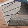 Gray Green Modern Design Area Rug Runner, Geometric Accent Carpet, Unique Room Mat, Washable Anti-Slip Rug with pillow case gift
