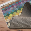 Colorful Retro Patchwork Design Kilim Area Rug Runner, Boho Accent Carpet, Unique Room Mat, Washable Anti-Slip Rug with pillow case gift