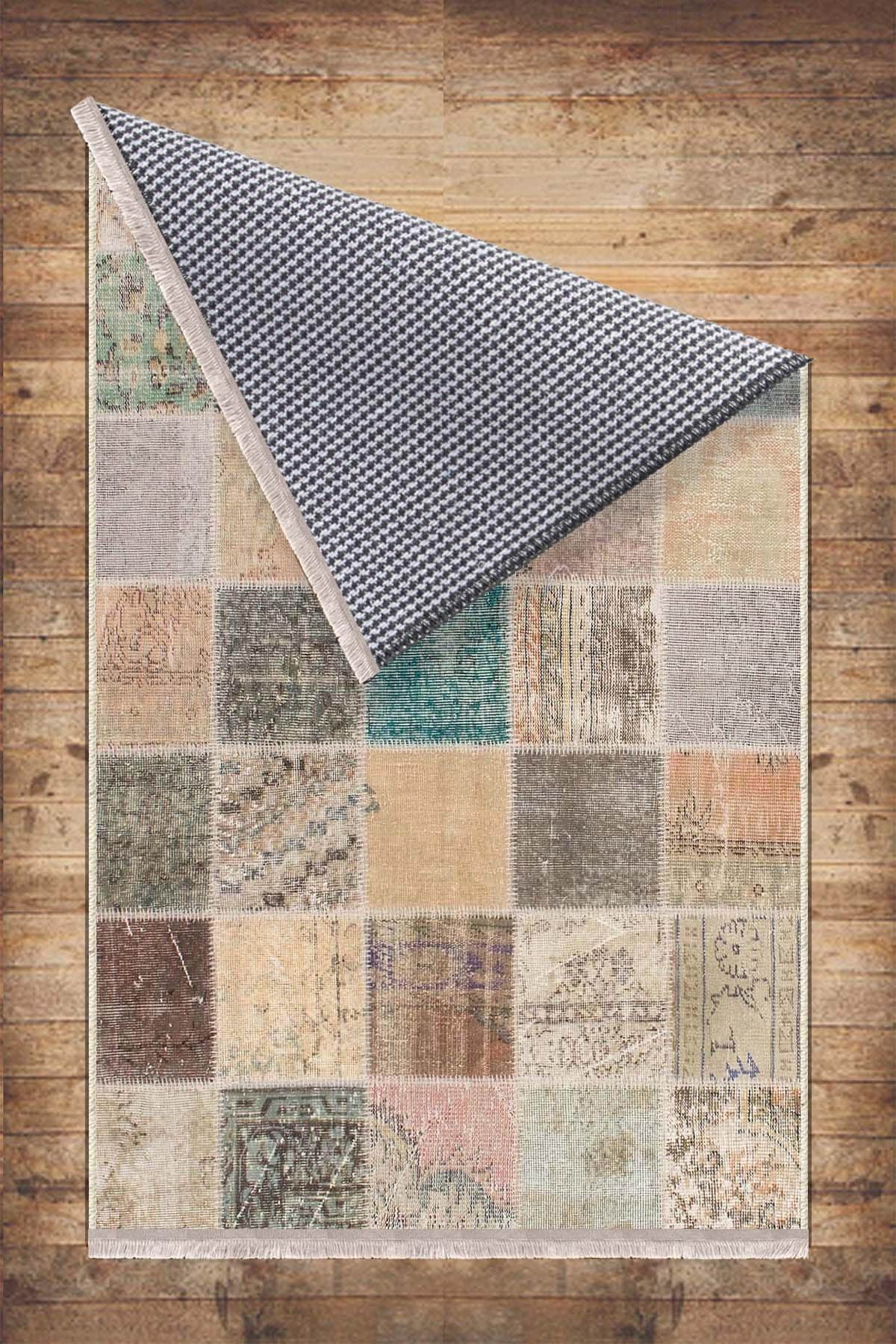 Traditional Retro Patchwork Design Kilim Area Rug Runner, Boho Accent Carpet, Unique Room Mat, Washable Anti-Slip Rug with pillow case gift