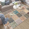Traditional Retro Patchwork Design Kilim Area Rug Runner, Boho Accent Carpet, Unique Room Mat, Washable Anti-Slip Rug with pillow case gift