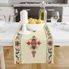 Table Runner Authentic Ethnic Retro Ottoman Turkish Figures, Vintage Dining Room Decor, Textile Accent, Unique Home Decoration
