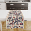 Table Runner Vintage Turkish Ottoman Kilim Ethnic Figures Retro Dining Room Decor Textile Accent Home Decoration