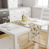 Table Runner Fresh Vegetables Theme Pattern, Modern Dining Room Decor Accent Home Decoration