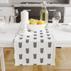 Table Runner Black White Aztec Arrow Tribal , Modern Dining Room Decor Accent Home Decoration