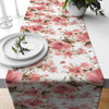 Pink Roses Table Runner Floral Botanical Dining Room Decor Accent Home Decoration