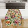 Table Runner Colorful Roses Flowers Floral Botanical Design Modern Dining Room Decor Accent Home Decoration