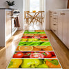 Vegetables Fruits Colorful Kitchen Runner Rug Non-Slip Washable Floor Mat, Modern Home Decor Kitchen Mat, Soft Durable Kitchen Carpet