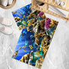 Under Sea Fishes Bathroom Rug - Tropical Aquarium Non Slip Bath Mat, Quick Dry Washable Toilet Mat, Soft Modern Bathroom Decor