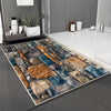 Colorful Old Wall Stone Design Bathroom Rug - Non Slip Bath Mat, Quick Dry Washable Toilet Mat, Soft Modern Bathroom Decor
