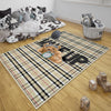 Round Wake up Cute Sleepy Bear Nursery Room Rug, Cute Rug Gift For Kids, Baby Room Gift, Kids Room Decor with pillow case gift