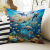 Cute Animals Pillow Covers for Kids Room & Playroom Decor, Bold Nursery Cushion Covers, Decorative Animal Themed Throw Pillowcases