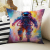 Cute Astronaut Pillow Covers for Kids Room & Playroom Decor, Bold Nursery Cushion Covers, Decorative Space Man Themed Throw Pillowcases