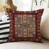 Rug Design Pillow Covers - Turkish Kilim Pattern Cushion Case, Ethnic Print Throw Pillow, Vintage Style Accent Pillow Covers